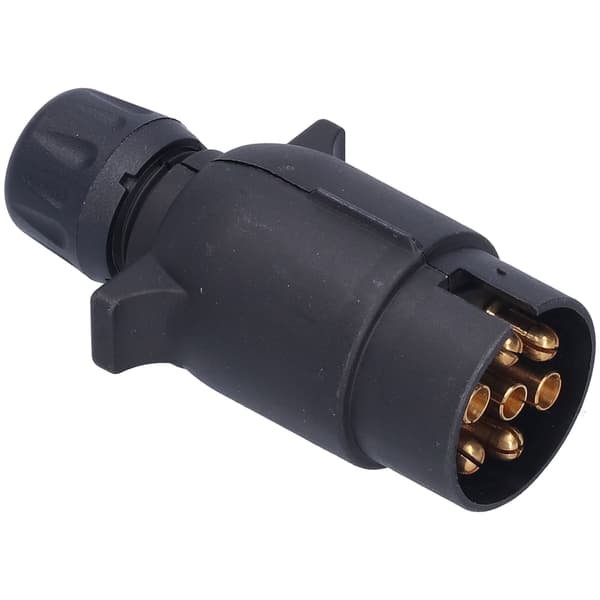7-pins tilhengerkontakt kabeladapter for campingvogn blinklys bremselys tåkelys sidelys