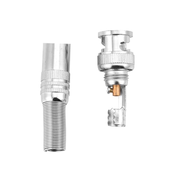 Fjærkontakt BNC Hane Plugg Adapter - 10 stk