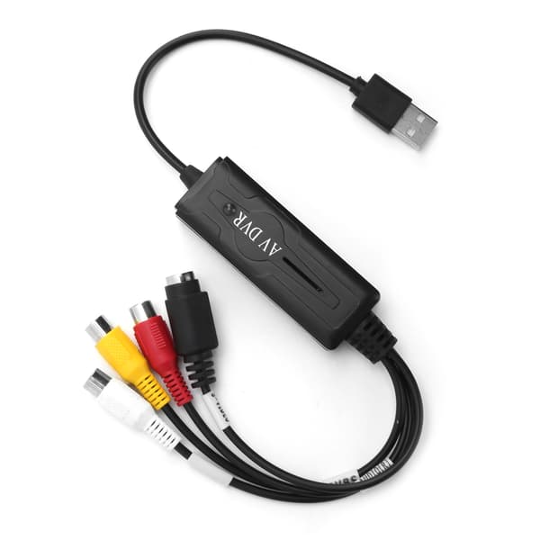 USB 2.0 Video Digital Converter Audio Video Acquisition Card Adapter Stöd för WIN10