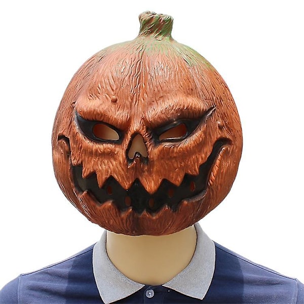 Halloween skræmmende græskar hovedmaske
