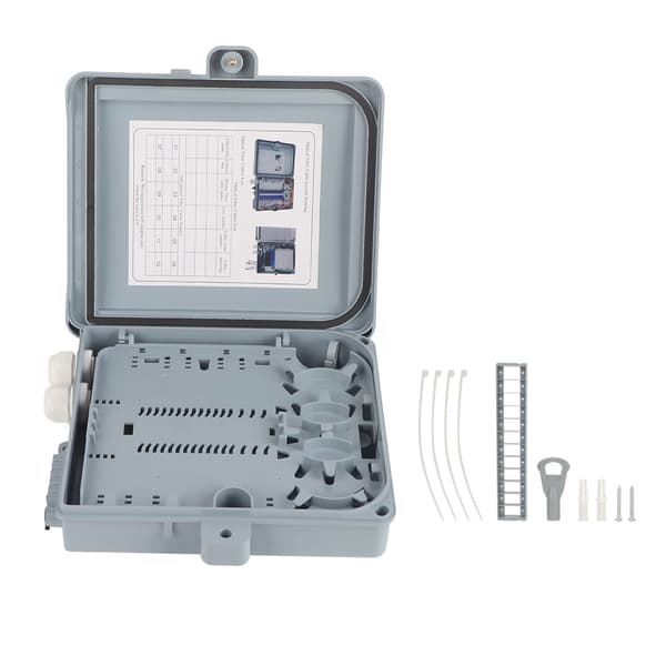 Fiberoptisk terminalboks 12 kerne FTTH fiberoptisk distributionskapsling IP65