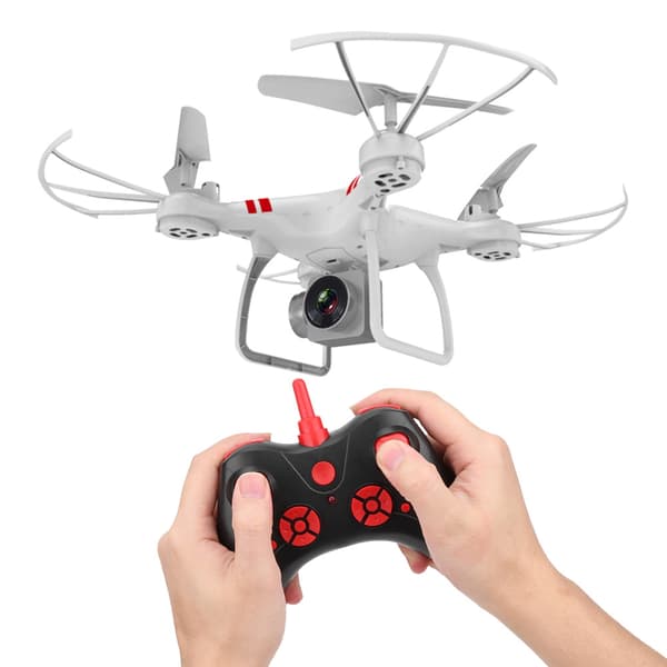 4K HD WIFI Sanntidsoverføring RC Drone Quadcopter Hvit