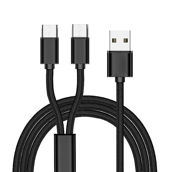 Usb 2.0 Type A han til dobbelt micro usb han splitter Y Ladekabel ledning til