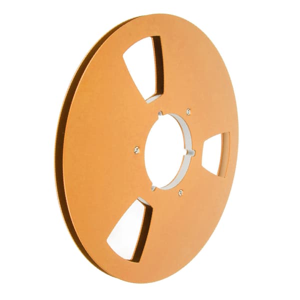 10 tommer 1/4 tommer båndspole Åben spole 3 vindmodstandshuller Tom båndspole til optagelse Guld