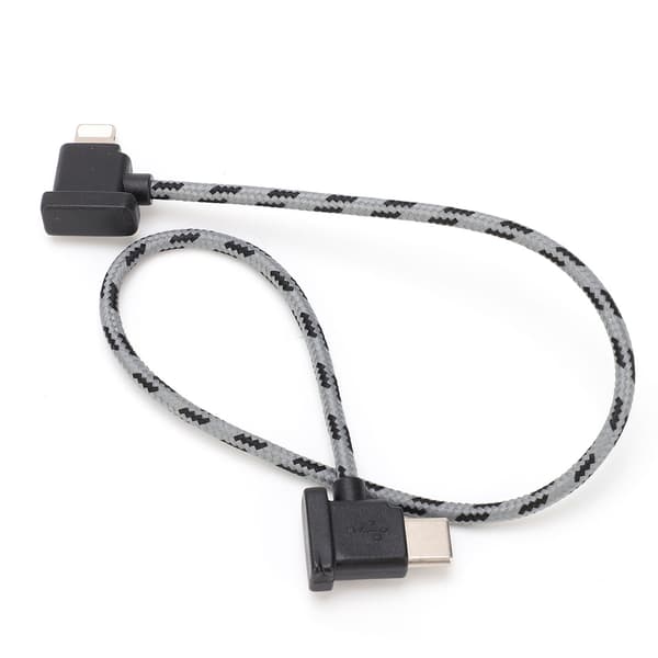 30 cm Typ C till Lightning Datakabel för DJI Mavic Air2 Mini2 Drönare Fjärrkontroll