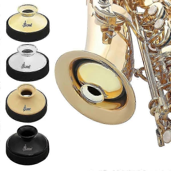 Lyddemper for altsaksofon, lyddemper for saksofonmusikk, lyddemper for å redusere støy, gadget - WK