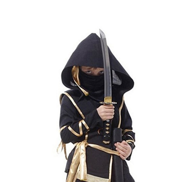 Ninja Warrior-kostyme Halloween-kostymer For Jenter Gutter Juledress Karnevalsfestantrekk M M