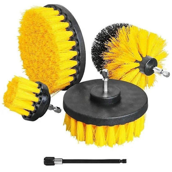 Skrubebørster til bore- og skruetrækker 5 dele Soft Brush