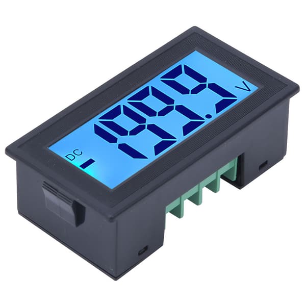 YB5135DB DC Digital Voltmeter LCD Display Spændingsmåler AC100-240V Strømforsyning DC 0-200V