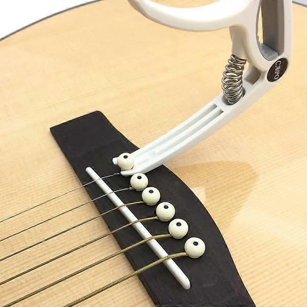 Plastgitarrcapo för 6-strängad akustisk klassisk elgitarr stämklämma musikinstrumenttillbehör Blue