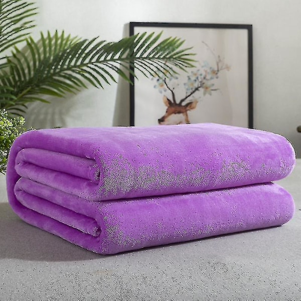 Täckefilt Mikrofiberflanell Mjuka filtar för bäddsoffa till soffa Ultravarma för alla årstider Gratis frakt Xinda Gray 120CMx200CM