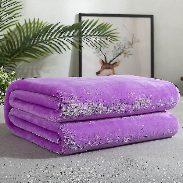 Täckefilt Mikrofiberflanell Mjuka filtar för bäddsoffor till soffa Ultravarma för alla årstider Gratis frakt Xinda Rose Red 100*180CM