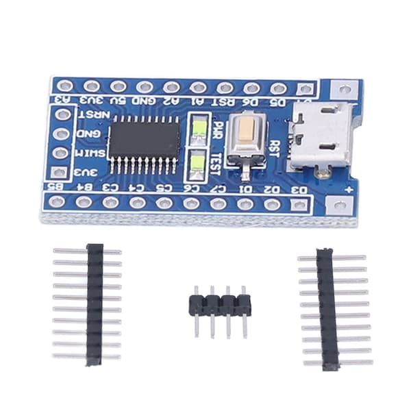 Utviklingskort Minimum System Core Module Tilbehør STM8S103F3P6 med Micro USB