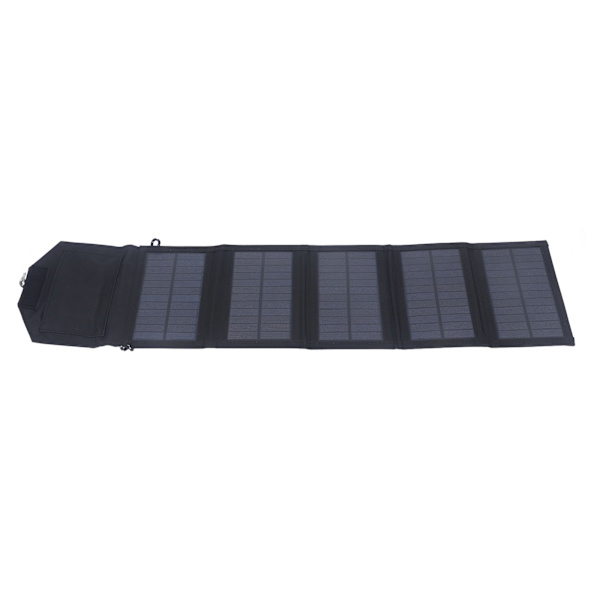 15W 5V Dobbelt USB Bærbar Foldbar Solpanel Oplader Udendørs