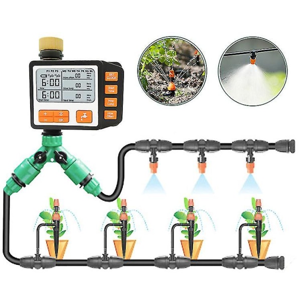 Trädgårdsautomatisk bevattningstimer Digital bevattningsanordning för bevattningstimer