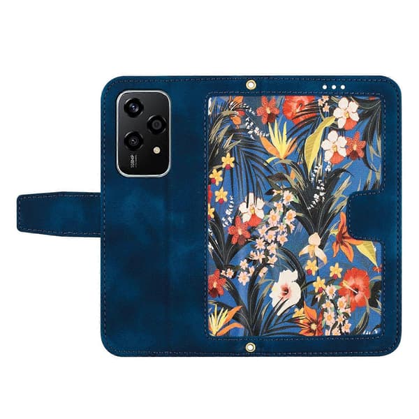 【BQ】Blomstret læderetui med snor - Perf For Honor 200 Lite Global