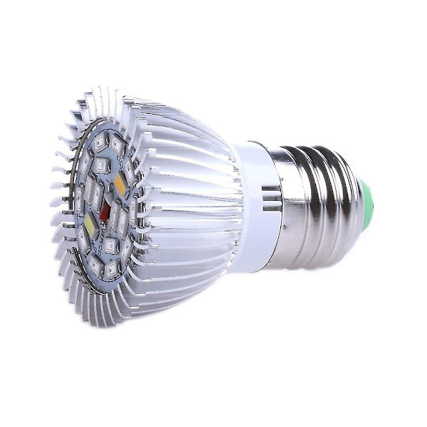 18w odlingslampor, led odlingslampor för inomhusväxter, odlingslampa för inomhusträdgård Växthus ekologiska och hydroponiska växter Full Spectrum (e27 18leds