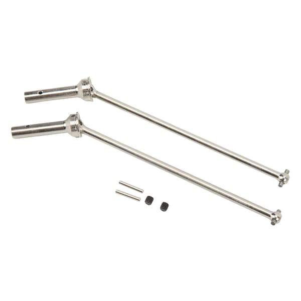 2 STK 185 mm Stål CVD Drivaksler til ARRMA 1/7 1/8 RC Biler Sølv