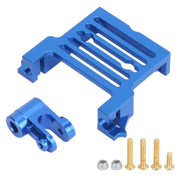 Styrestagarm og basesett i aluminiumslegering for Traxxas X Maxx RC-bil, blå