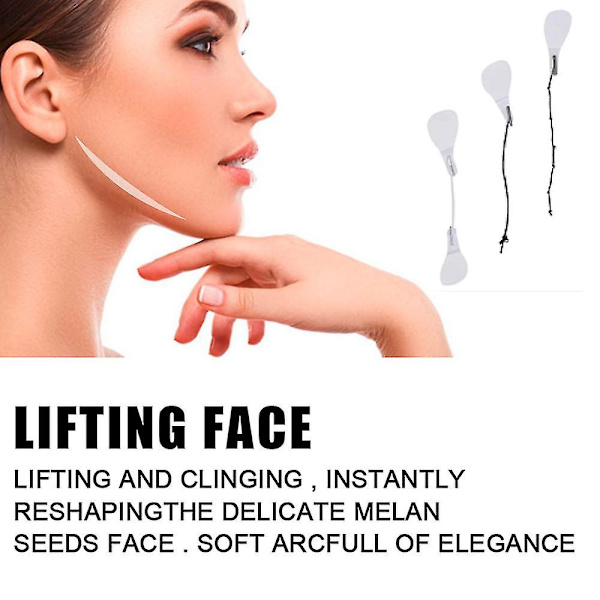 V-face Sticker Invisible Sticker Lift Chin Tape Face Slim Tools för att stramar upp huden och eliminerar rynkor 80PCS
