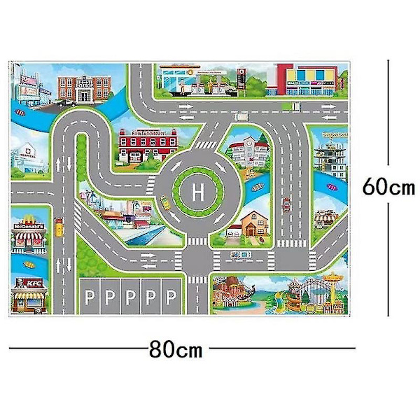 Hhcx-1pc Car Toys For Boys Girls Children Kids Baby Truck Plane Map Engineering Vehicle Plastic Funny Christmas Gift Educational Game 1pc map