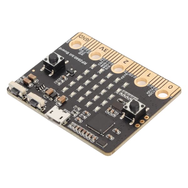 RP2040 Micro Bit Utviklingskort for Raspberry PICO med LED-lys for Programmering av Dataspill Robotkontroll