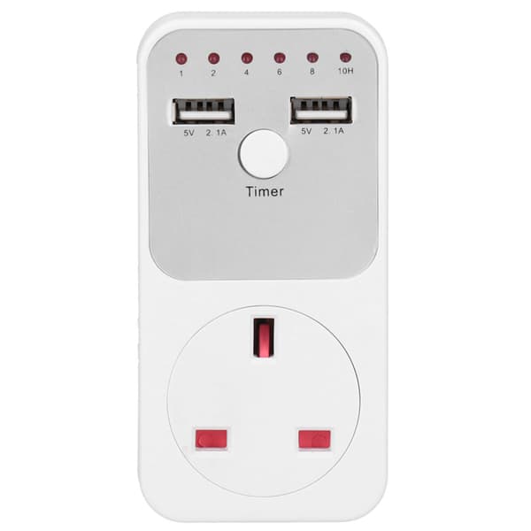 180V 260V USB Smart Digital Nedräkningstimer Dator Telefonladdare