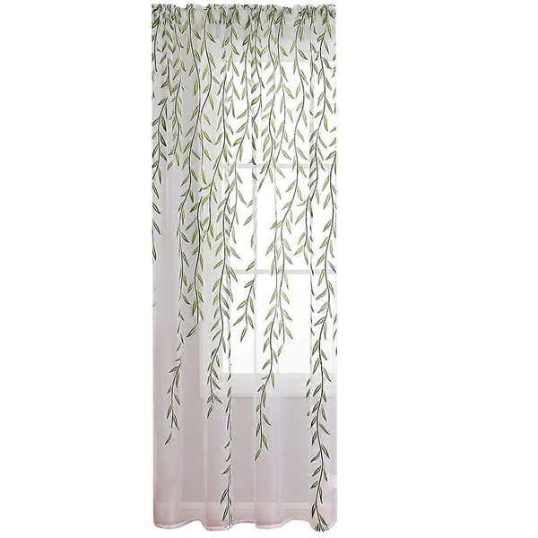 【BQ】Moderne flettet mønstret vindusgardin for soverom size