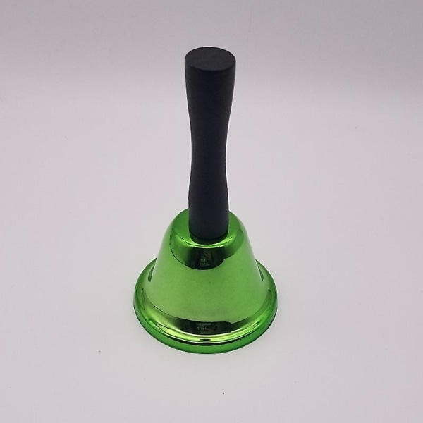 Håndklokke Metal Tea Bell Service Bell Gold Hand Bell Pe Hand Bell Oppriktig hjem green 65x120mm