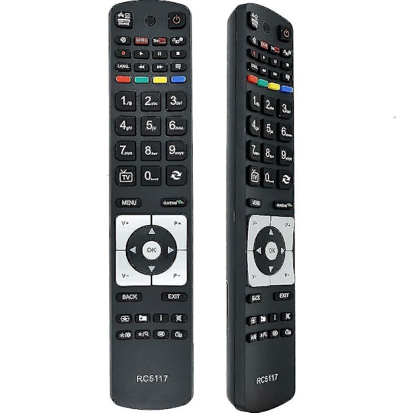 Erstatningsfjernkontroll for Hitachi TV med universal TV-erstattere