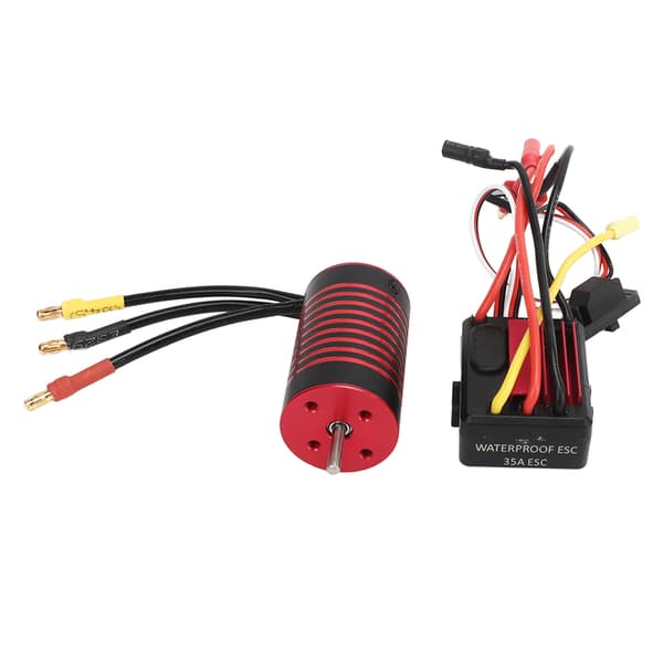 Vanntett Programmerbar Børsteløs Motor ESC Sett for Traxxas 1/12 Biler 5900KV