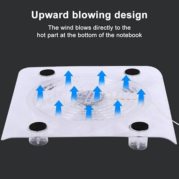 Laptop Kylfläkt För Med Kylplatta Led Fläktar Underlay Design