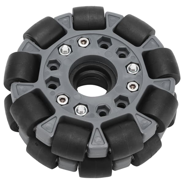 Holdbare 100 mm nylon gummi omnihjul for robotracing