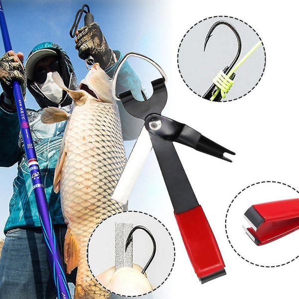 Fiske Quick Knot Tool Fast Tie Nail Knotter Line Cutter Clipper Nipper Krok