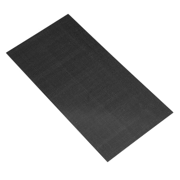 Kolfiberplatta 3K Twill Glansig Ytpanel 200x400x1.0mm för Drönarleksaksmaterial