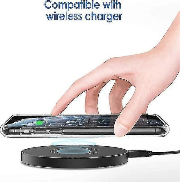 Genomskinligt silikonskal kompatibelt med iPhone 7, iPhone 7 Plus, iPhone X, iPhone Xr, iPhone 11/11 Pro, iPhone 11 Pro Max-skal for iPhone 11 pro