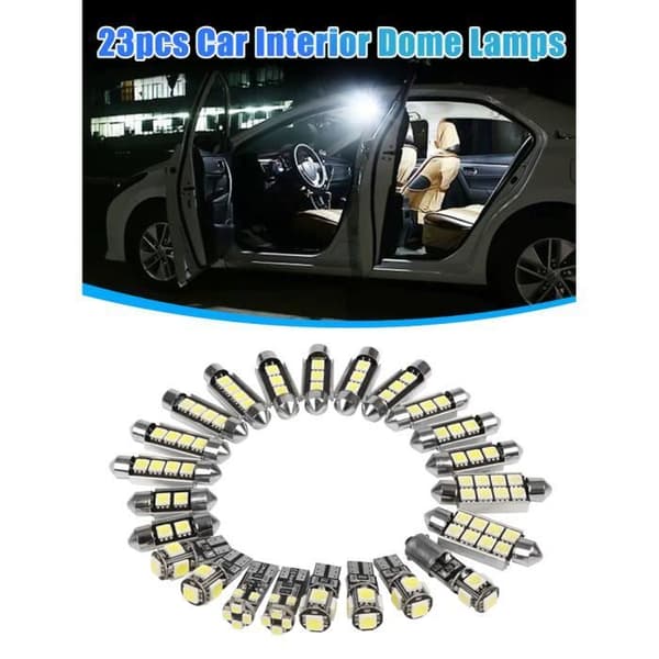 LED-lampkit - HELLOVE - 23 delar - Vit - Kompatibel med BMW X5 E53 2000-2006 - Enkel att installera