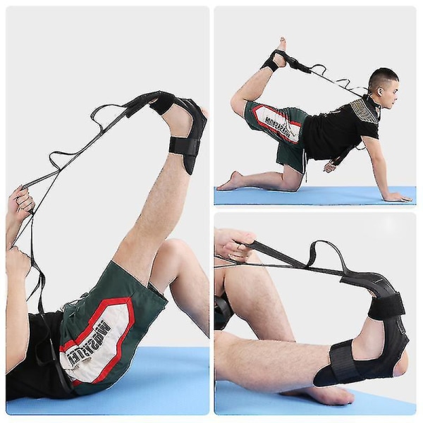 Yoga Ben Stretcher Strap Til Ballet Cheer Dans Gymnastik Træner Yoga Fleksibilitet Ben Stretch Bælte