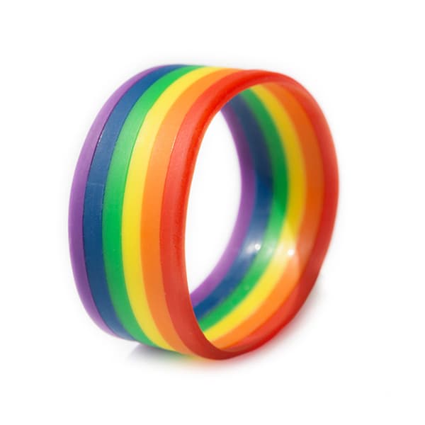 Regnbue Silikon Pride Armbånd Lesbisk Armbånd Party Tilbehør