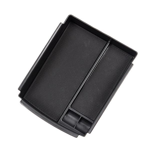 Trådlös billaddare Center Console Armstöd Förvaringsbox Hållare Container Förvaringsbricka Red