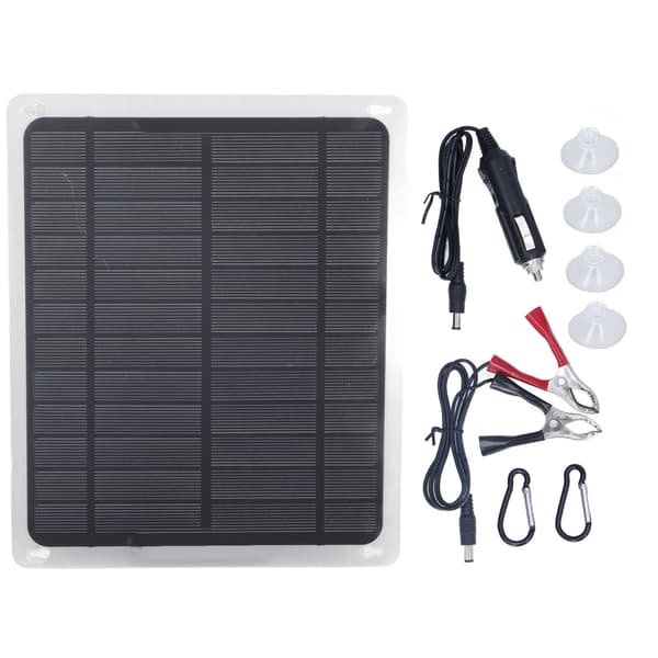 20W 12V Solpanel Billaddare för Fordon Båtar Flygplan Satelliter Rymdstationer