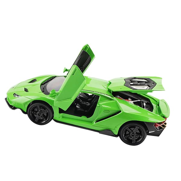 1:32 Skalig Legering Diecast Modellbil Legering Pull Back Leksaksbil för Barn Barn Present Födelsedag Grön 3224A