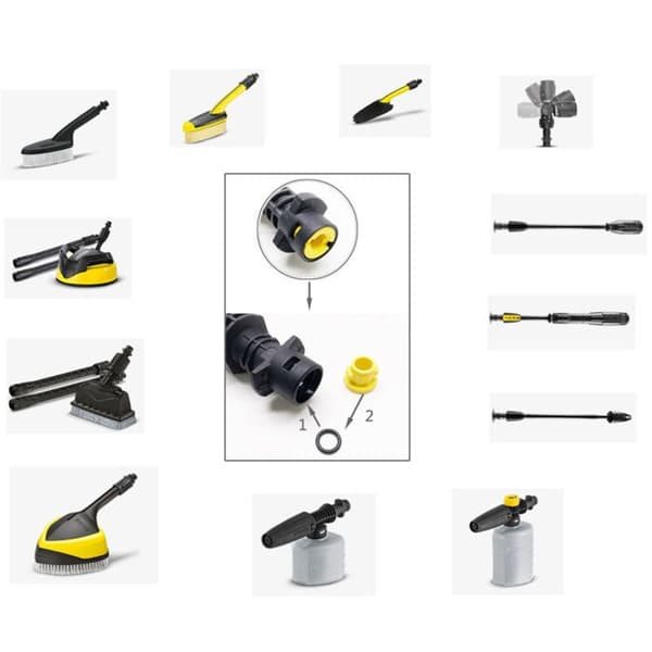 Tilbehør til højtryksrenser – Pakke med 20 O-ringe kompatible med Karcher K2 K3 K4 K5 K6 K7