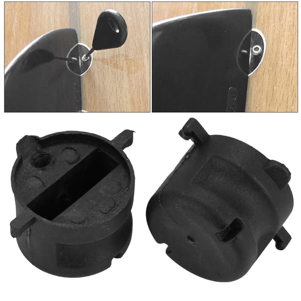 6ft Surfbräda FCS Fin G5 Plug Box med Skiftnyckel Svart