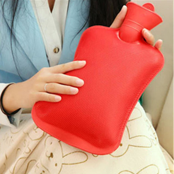 500/1000/1750/2000 ml bærbar gummi vinter varmtvannsflaskepose Håndvarmer 2000ml