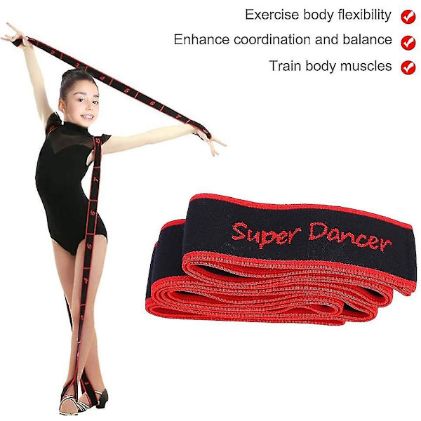 Stretch Band Elastisk Resistance Exercise Band For Ballettdans Gymnastikktrening
