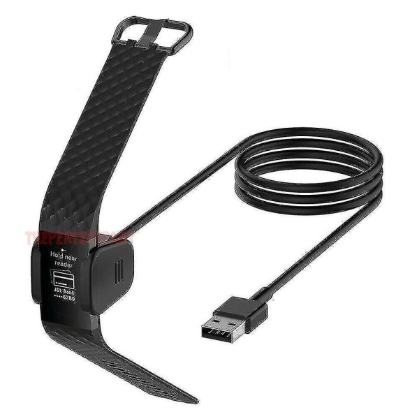 100 cm USB laddare Dock Adapter Kabel Trådsladd För Fitbit Charge 3 4 Armband