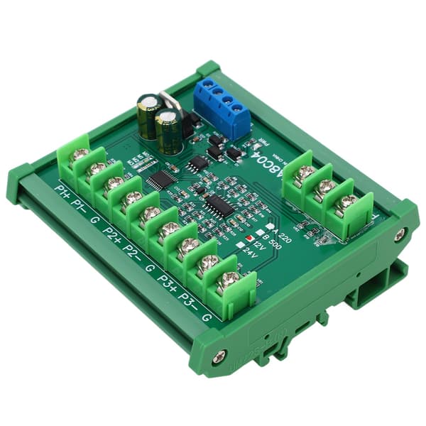 PT100 RTD Temperatur Sensor Modul RS485 B500 DC12V 40C til 500C Guide Skinne Hus