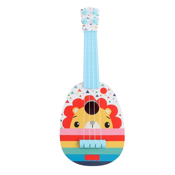 Ukuleleleksak för barn 4 strängar Utmärkt ljud Simulerad gitarr Musikinstrument för nybörjare Typ 1