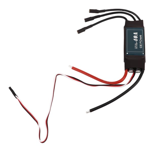 40A RC Børsteløs Motor ESC Elektrisk Hastighetskontroller Erstatning Silikon Kobberform